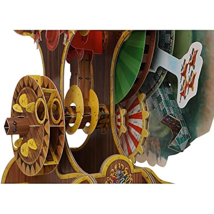 CARDBOARD MOVING MECHANICAL QUIDDITCH MODEL - Image 4